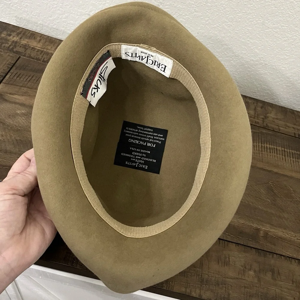 Eric‎ Javits Women's Kim Wool Hat Beige - Picture 6 of 8